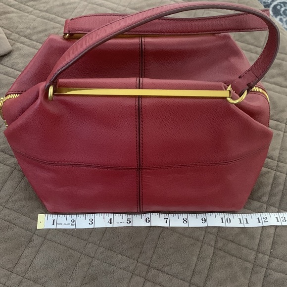 🎉HP🎉NWT J Crew Burgundy Leather Satchel - Picture 14 of 17